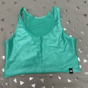 Booty By Brabants Ribbed Crop Tee Vitamin Sea